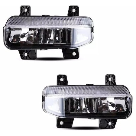 Winjet Ledfog Light -Clear Wiring Kit Included CFWJ-0660-C